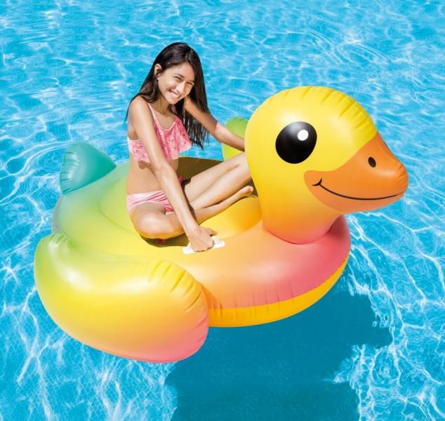 Плотик "Большая желтая утка" (147х147х81см) 4 шт/упак 57556